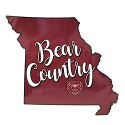 SDS Design Bear Country Bear Head in State of Missouri Vinyl Decal