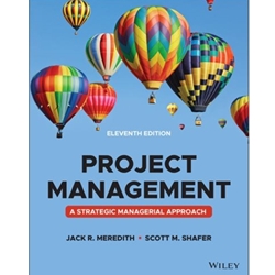 PROJECT MANAGEMENT: A MANAGERIAL APPROACH