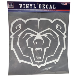 SDS Design Bear Head 12" Vinyl Decal