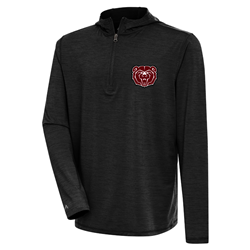 Antigua Embroidered Bear Head Men's Tidy Quarter Zip Hoodie