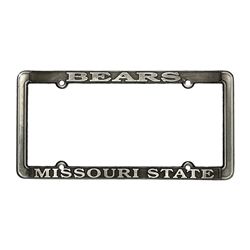 Jardine Bears Missouri State License Frame