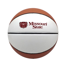 Full-Size Missouri State Bear Head Two Toned Basketball