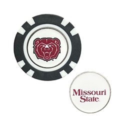 Team Golf Missouri State Bear Head Black Golf Chip Marker