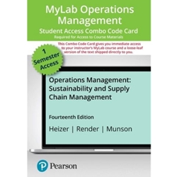 OPERS MGT MYLAB ACCESS + (LL MAILED FROM PUB)