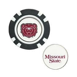 Team Golf Missouri State Bear Head Black Golf Chip Marker Three Pack