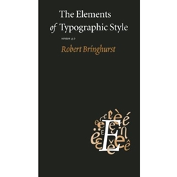 *CANC SP25*ELEMENTS OF TYPOGRAPHIC STYLE