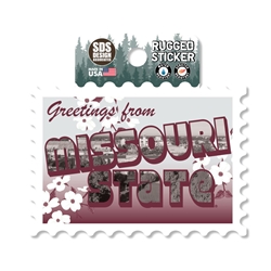 SDS Sticker Missouri State Postcard Sticker