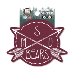 SDS Design MSU Bears Sticker
