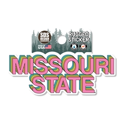 SDS Design Missouri State Neon Sticker