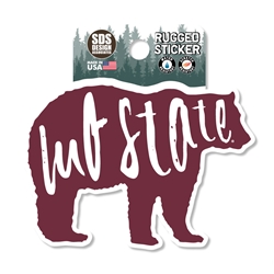 SDS Design Mo State in Standing Bear Sticker