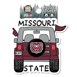 SDS Design Missouri State Jeep Sticker