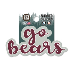 SDS Design Go Bears Sticker