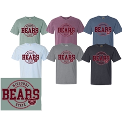 Missouri State Bears Circle Tees - Comfort Colors