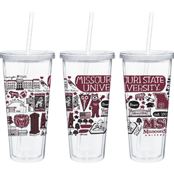 Missouri State University Collage 20oz Tumbler by Julia Gash