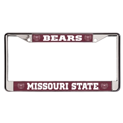 MCM Bear Heads Bears Missouri State License Frame