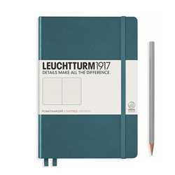 Leuchtturm1917 Medium Stone Blue Dotted Notebook