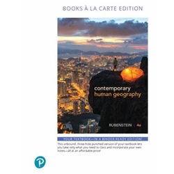 CONTEMPORARY HUMAN GEOGRAPHY LL*OLD ED*