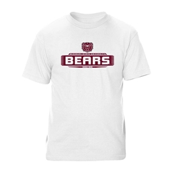 CI Sport Bear Head Missouri State University Bears Since 1905 White Short Sleeve