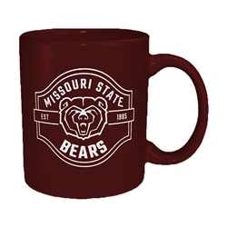 MCM Missouri State Bears Bear Head 11oz Maroon Mug