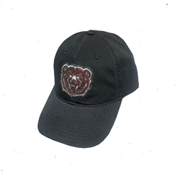 Legacy Bear Head Ladies Black Adjustable Cap