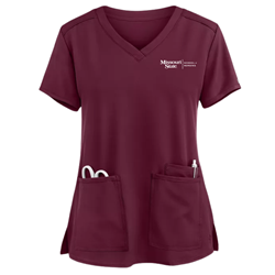 NURSING PROGRAM SCRUBS- CONTACT MO STATE BOOKSTORE FOR ORDERING INFO