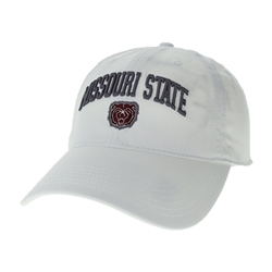 Legacy Missouri State Bear Head White Adjustable Cap
