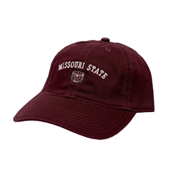 Legacy Missouri State Bear Head Maroon Youth Adjustable Cap