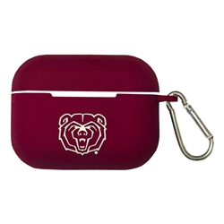 LXG Bear Head Maroon Silicone AirPod Pro Case Cover
