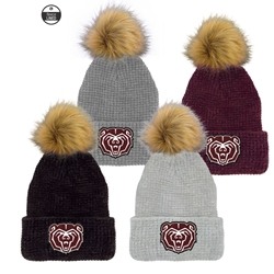 Logofit Fleece Lined Beanie w/ Pom