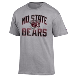 Champion MO State Bears Bear Head Hoop Oxford Short Sleeve