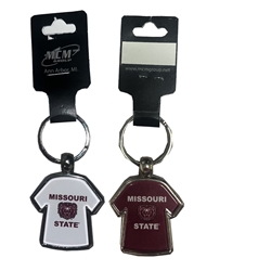 MCM Missouri State Bear Head Tee-Shirt Keychain