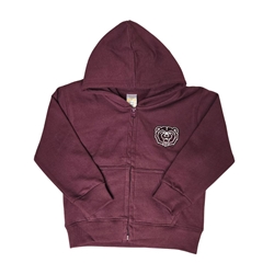 LK Bear Head Kids Zip Up Hoodie