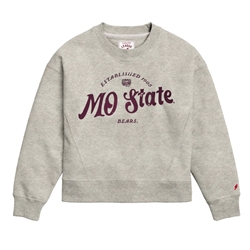 League MO State Bears Gray Crewneck