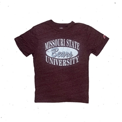 League Missouri State University Bears Ladies Maroon Short Sleeve