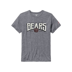 League Missouri State Bears Estd. 1905 Bear Head Gray Short Sleeve