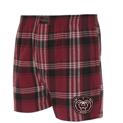 Concept Bear Head Mens Flannel Boxers