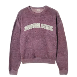 Chicka-D Missouri State Women's Maroon Crewneck