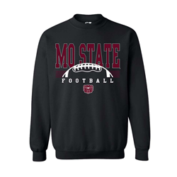 CI Sport Mo State Football Bear Head Black Crewneck