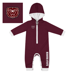 Colosseum Missouri State Maroon Infant Hooded Onesie