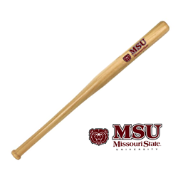 Jenkins MSU Missouri State University Bear Head Mini Baseball Bat
