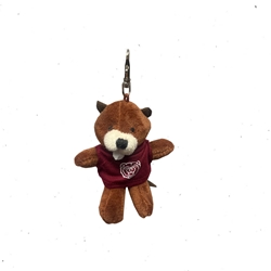 Jardine Beaver Bear Head Keychain