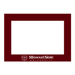 LXG Bear Head Missouri State University Maroon 4 "x 6 " Photo Frame