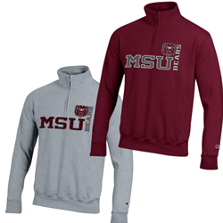 Champion MSU Bears Bear Head Quarter Zip