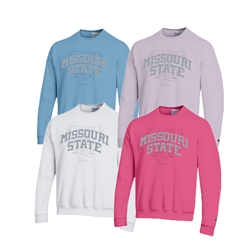 Champion Missouri State Bears Faux Shield Ladies Crewneck