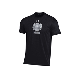 Under Armour Bear Head MSU Black Short Sleeve