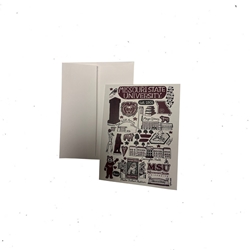 Missouri State University Note Cards With Envelopes by Julia Gash