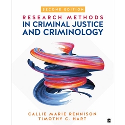 CRIMINAL JUSTICE & CRIMINOLOGY (RESEARCH METHODS)