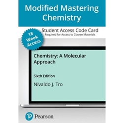 STREAMLINED CHEM 116/160/170 CHEMISTRY MOD MASTERING