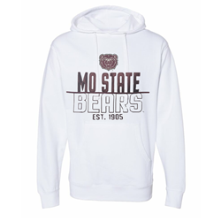 CI Sport Bear Head Mo State Bears EST 1905 White Hoodie