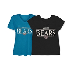 CI Sport Missouri State Bears Bear Head Ladies V- Neck Short Sleeve